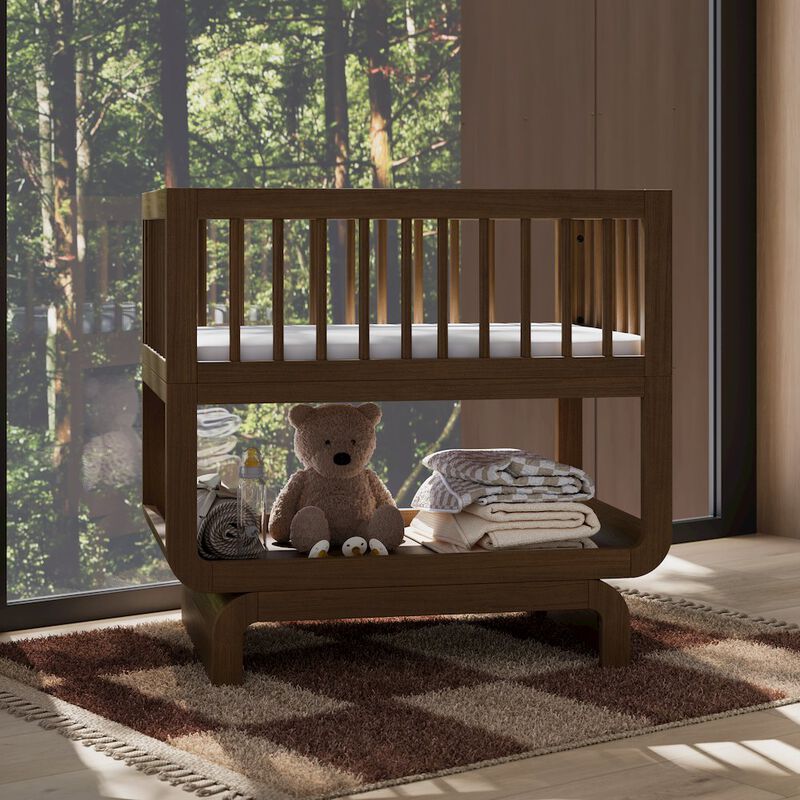 Santorini Deluxe 3-in-1 Convertible Bassinet - Hazelnut image number 5