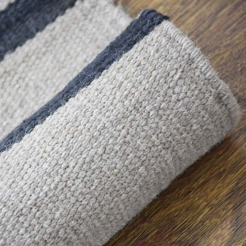 RUGSOTIC CARPETS HAND WOVEN FLAT WEAVE KILIM WOOL ECO-FRIENDLY AREA RUGS  - Rectangle Shape, Contemporary Design, Low Pile Handmade Rugs for Living Room (D00118) image number 8