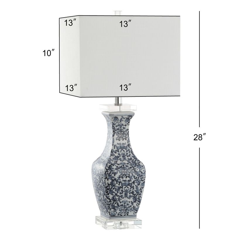May Ceramic/Crystal LED Table Lamp