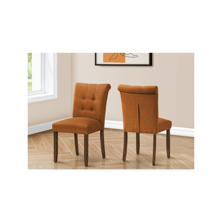 Dining Chair, 38" Height, Set Of 2, Upholstered, Modern