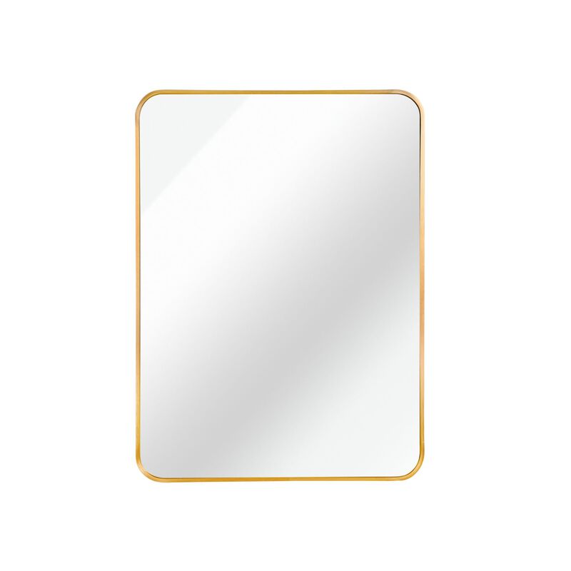 ELEMENT ACE 24x36 Inch Black Metal Framed Rectangular Wall Mirror - Shatterproof HD Glass with Premium Anti-Rust Aluminum Frame image number 0