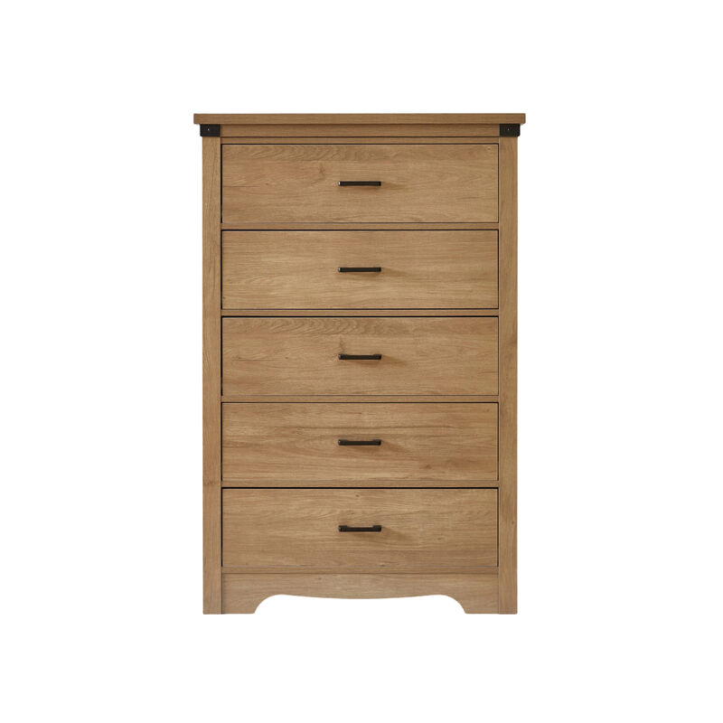 Boxkux Farmhouse 5 Drawer Chest image number 0