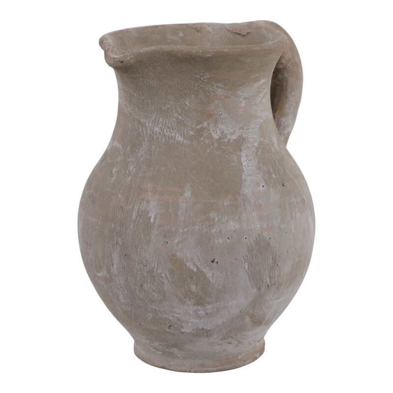 7x6" Terracotta Jug Vase image number 2