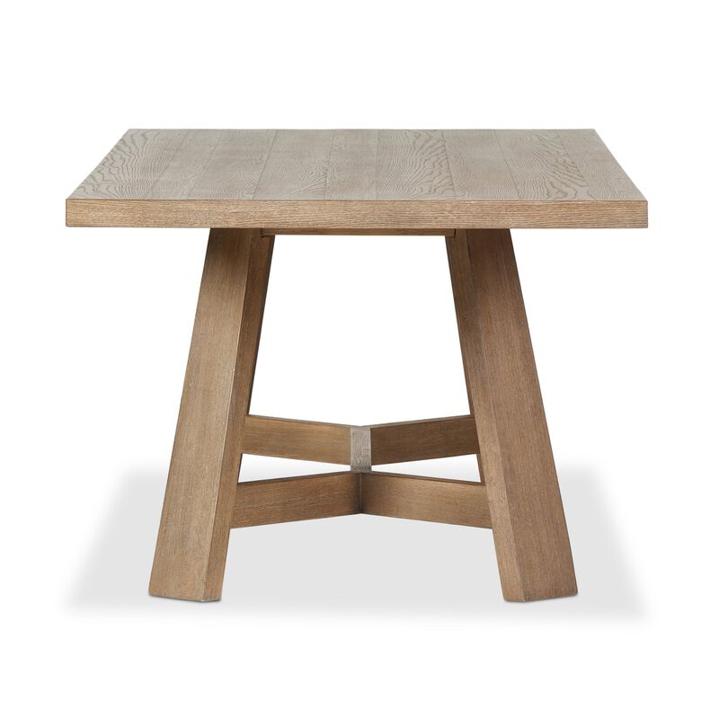 Munich 96" Warm Natural Oak Dining Table