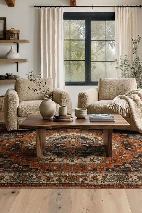 Shalimar Zoya Cinnabar 5'3" x 7'10" Rug