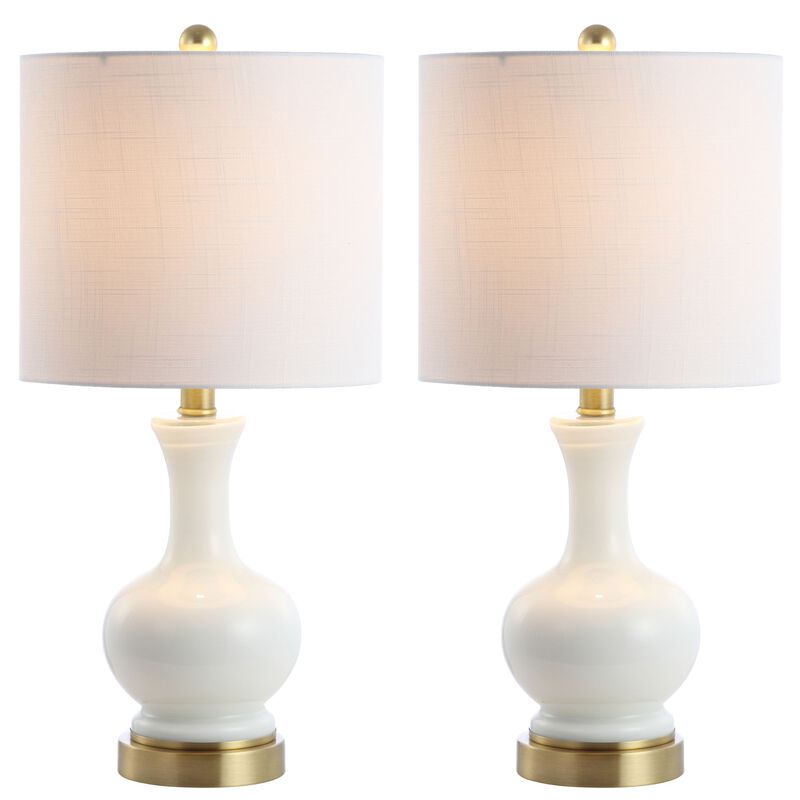 Cox Glassmetal LED Table Lamp (Set of 2)