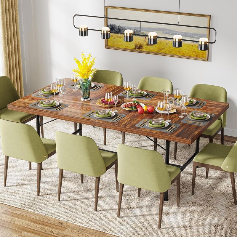 Tribesigns 70.8" Conference Table Dining Table Boardroom Desk image number 6