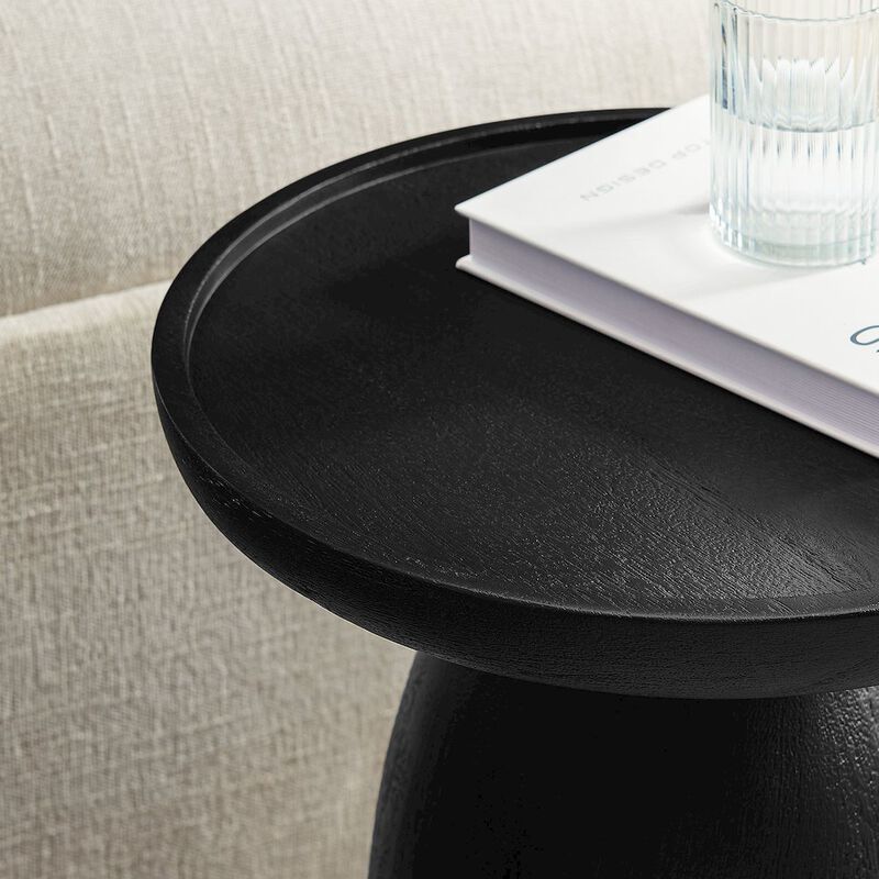 Holloway Round Wood Side Table image number 6