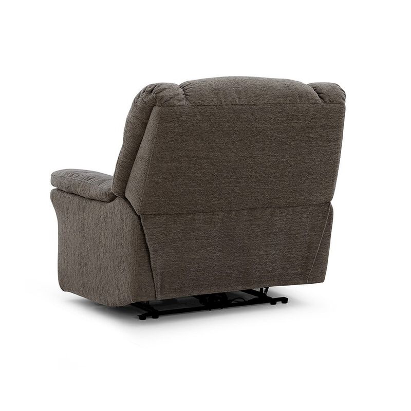 Starlight Canyon Home Brown Power Recliner Chair Oversized with Electric Recline and USB Port