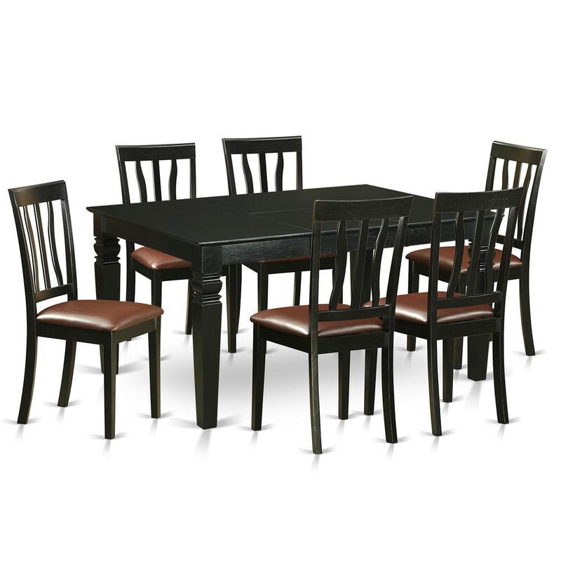 7 Pc dinette Table set for 6-Kitchen dinette Table and 6 Kitchen Chairs