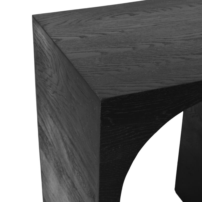 Meridian Furniture June Black Oak Console Table image number 8