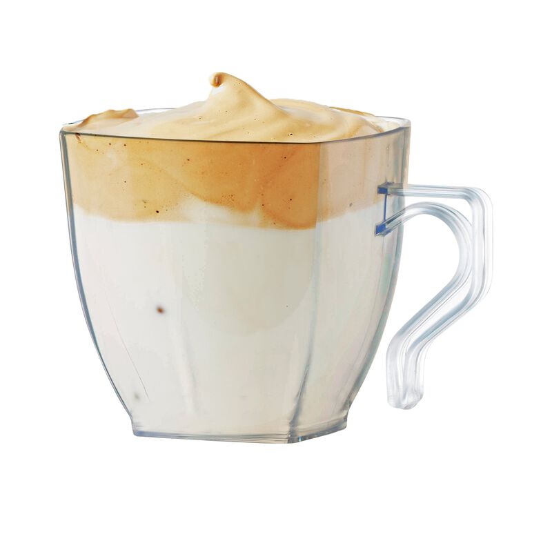2 oz. Clear Square Plastic Mini Coffee Tea Cups (240 Cups) image number 2