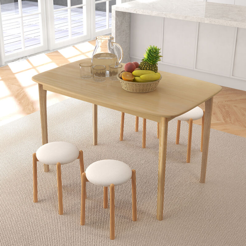 Sturdy Dining Table with Supportive Legs Modern Dining Room
