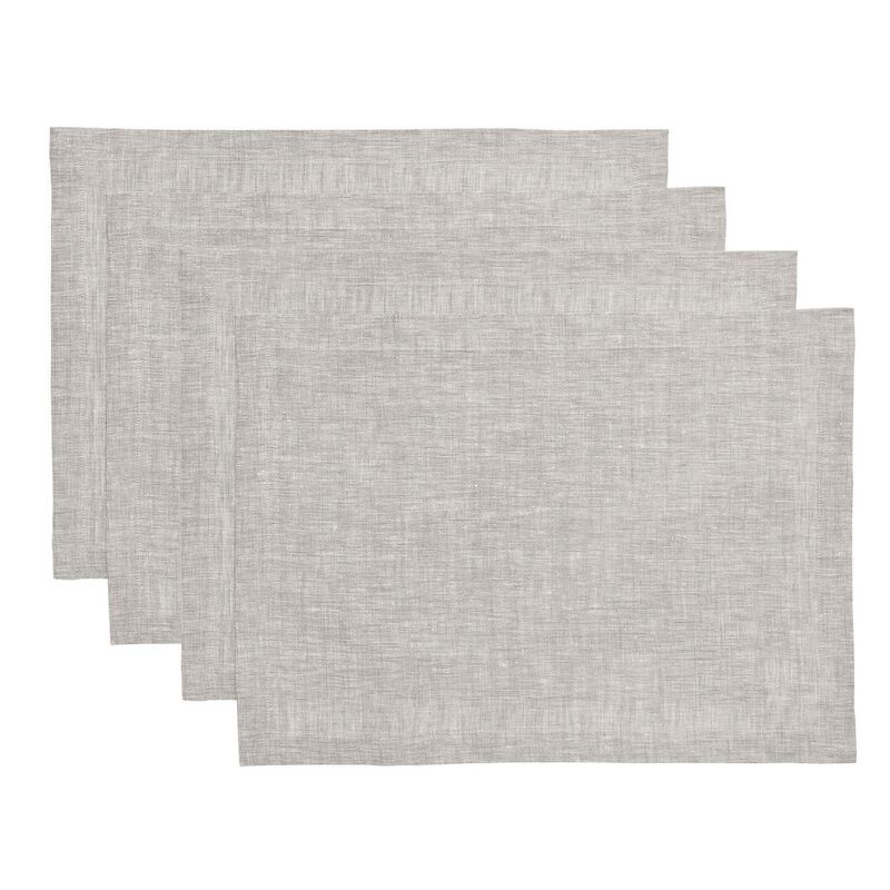 Christmas Linen Placemats 14 x 19 in Set of 4 - Athena, Solino Home