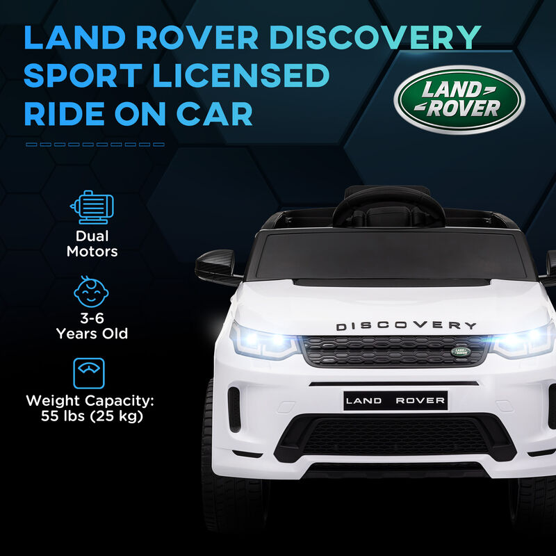 BreeBe Land Rover Discovery Sport Licensed 12V Kids Ride on Car with Remote Control Soft Start, LED Lights image number 3