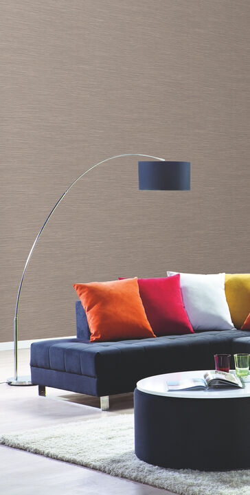 Ramie Weave Dark Grey Wallpaper (Set of 2)