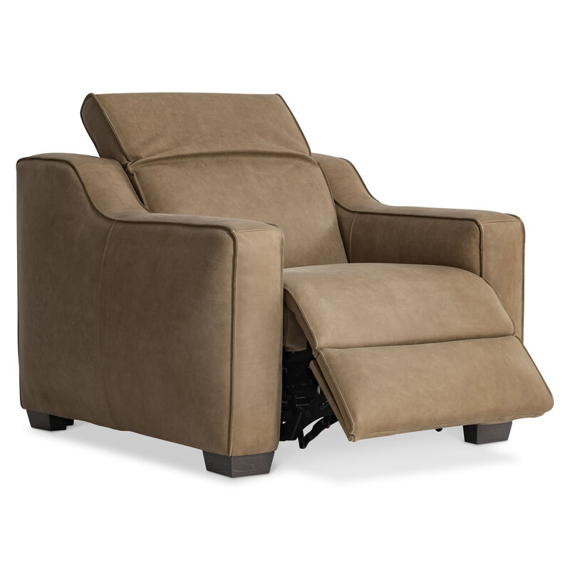 Flynn Leather Power Motion Chair image number 1