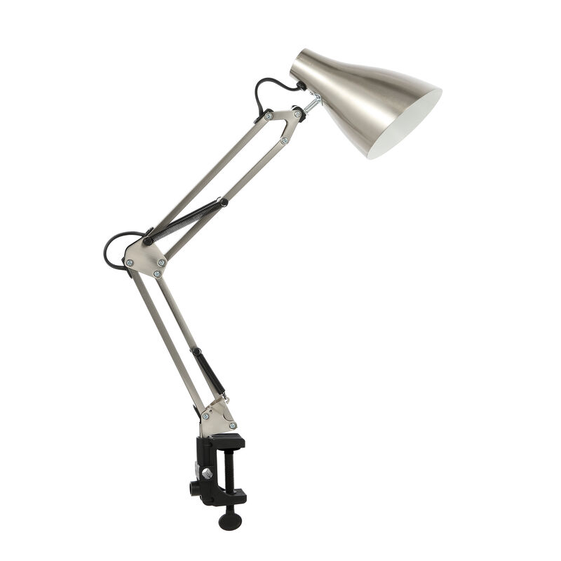 Odile Classic Industrial Adjustable Articulated Clamp On LED Task Lamp