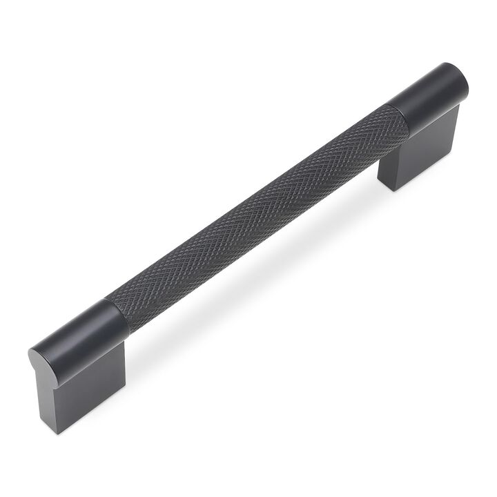 BUKOBYHE 10 Pack 6-1/4 Inch(160mm) Matte Black Cabinet Handles Black Kitchen Cabinet Pulls Kitchen Cabinet Hardware