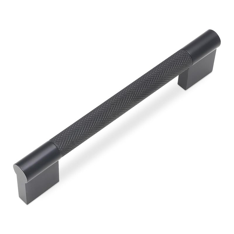 BUKOBYHE 10 Pack 6-1/4 Inch(160mm) Matte Black Cabinet Handles Black Kitchen Cabinet Pulls Kitchen Cabinet Hardware