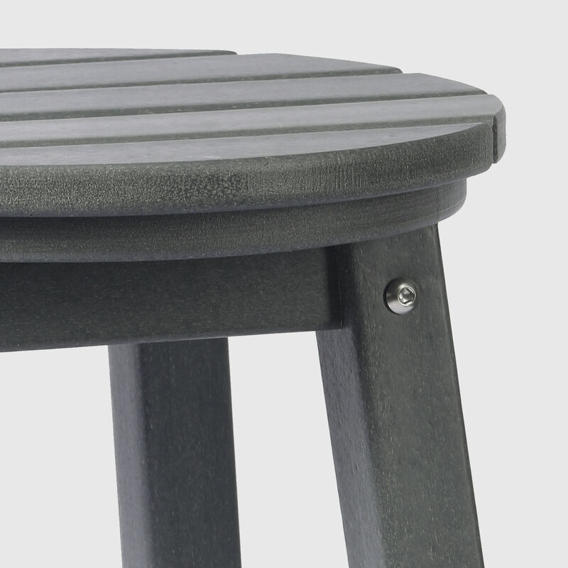 WestinTrends 29" HDPE Outdoor Patio Round Bar Stool image number 4