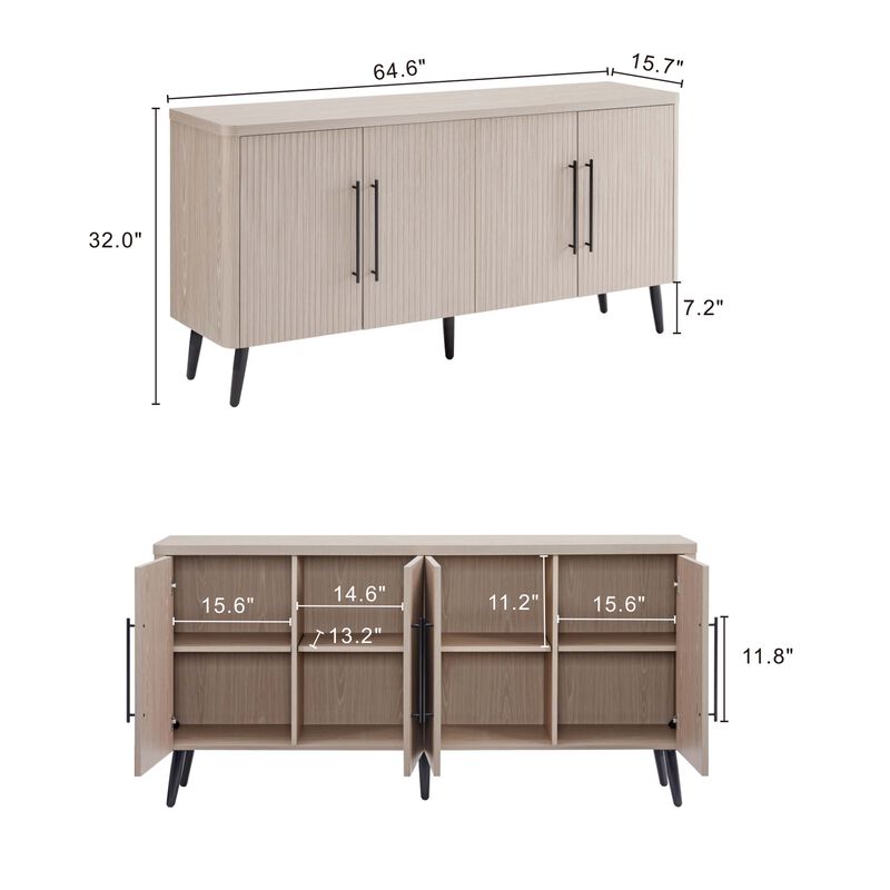 Jodie Beige Sideboard
