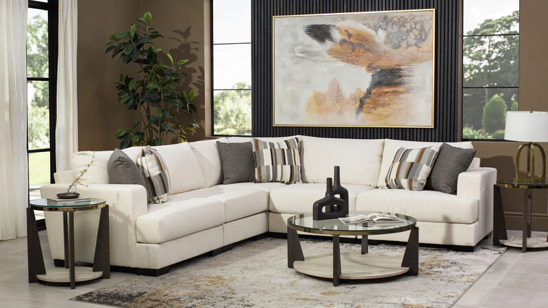 Blush Framed Canvas Art