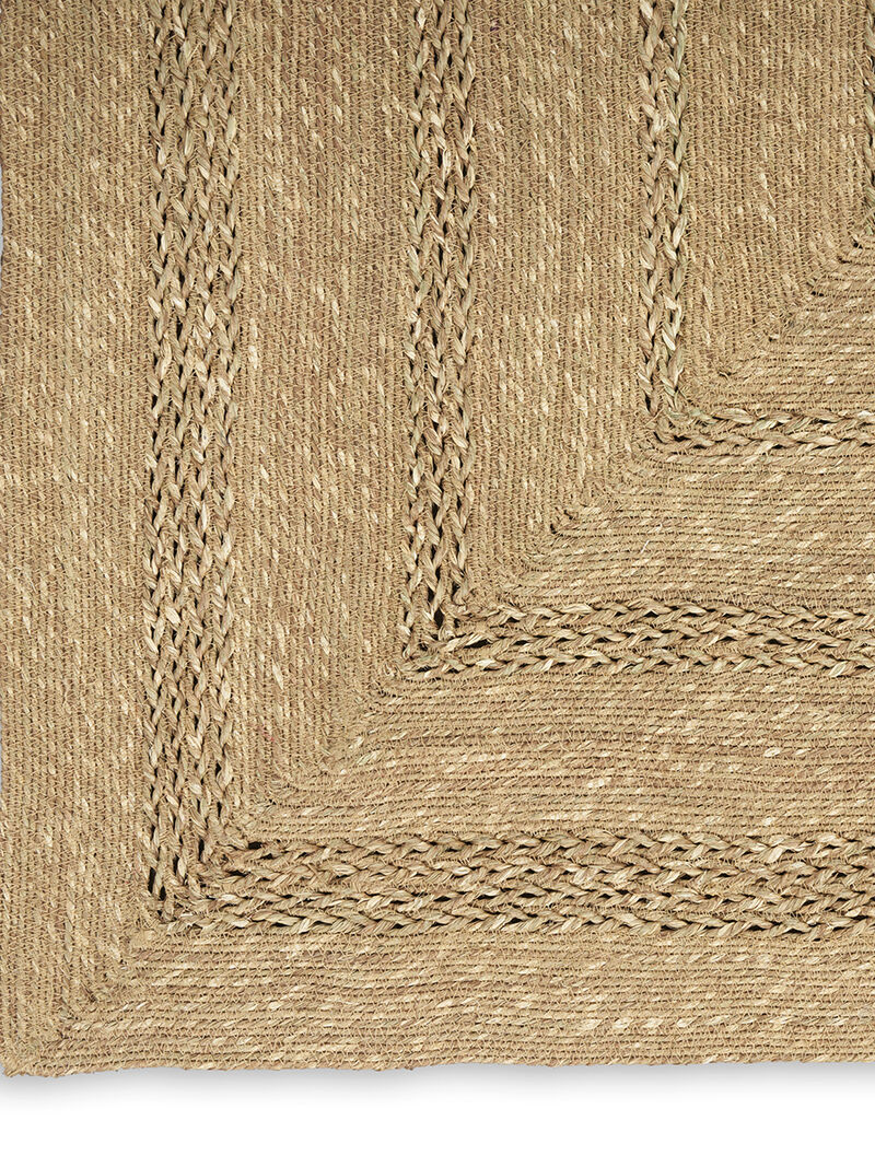 Natural Seagrass NSG01 Natural 2'3" x 12' Rug image number 3