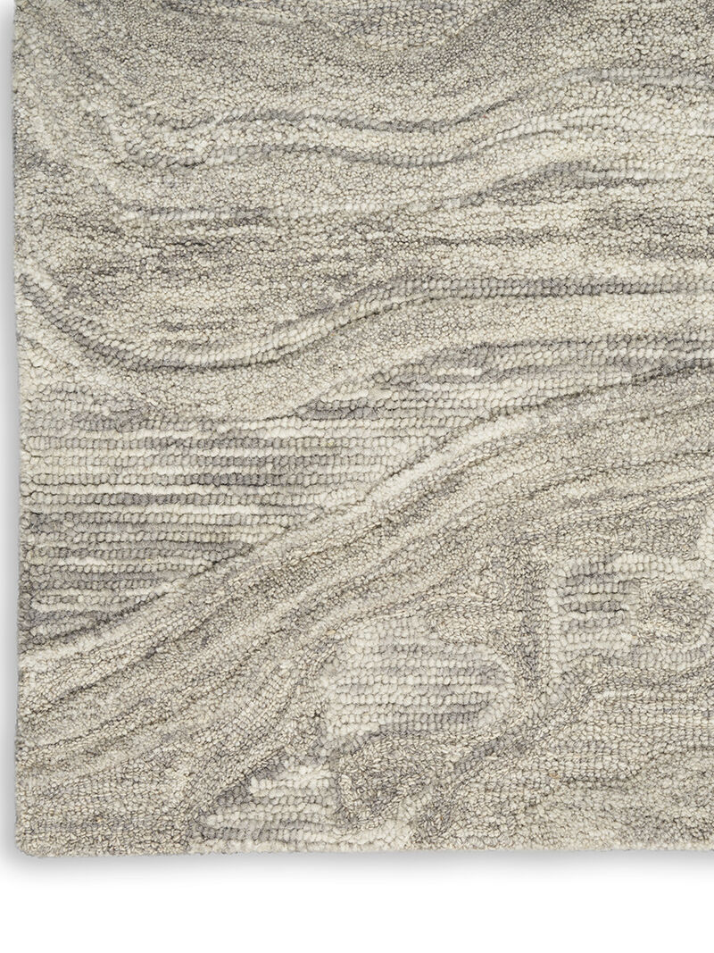 Graceful GRU01 Gray 5'3" x 7'3" Rug