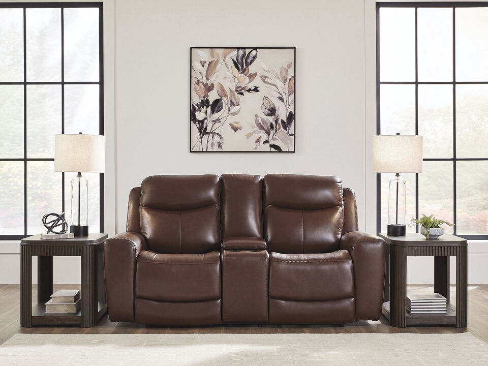 Momentum Moves Power Reclining Loveseat with Console