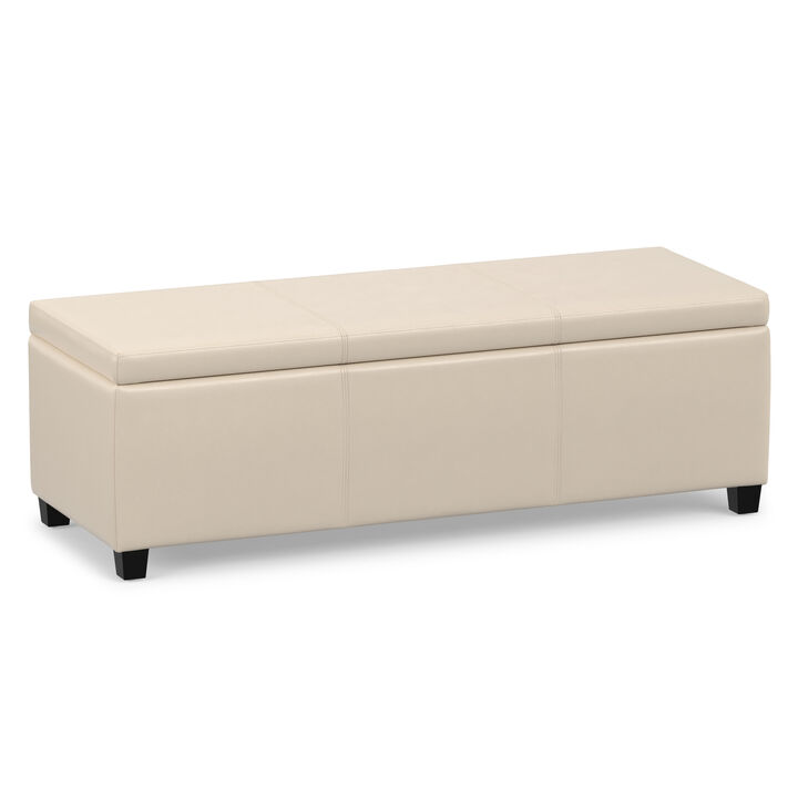 Simpli Home Avalon Storage Ottoman Bench