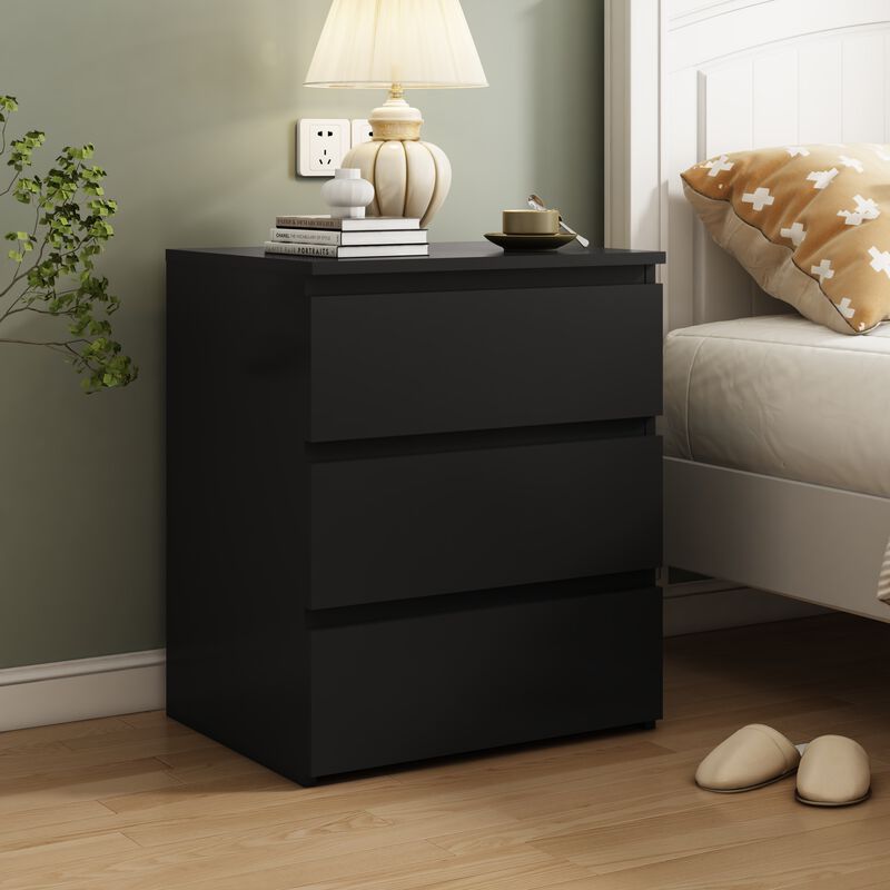 GOODSILO Set of 2 3-Drawer Multi-Functional Storage Units, Versatile Small Dressers, Nightstands, Side Tables, Chests of Drawers for Bedroom, Closet, Home Office, Entryway, Hallway image number 7