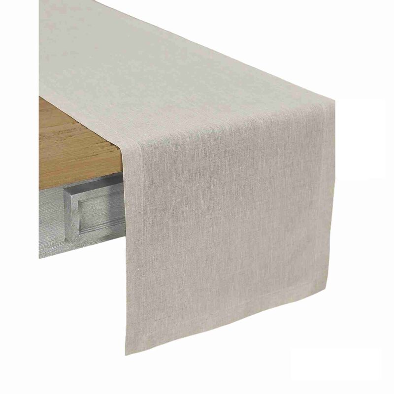 Solino Home 100% Pure Linen Table Runner - Athena