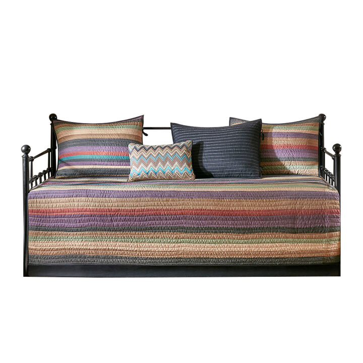 Gracie Mills Clayton 6 Piece Reversible Daybed Cover Set