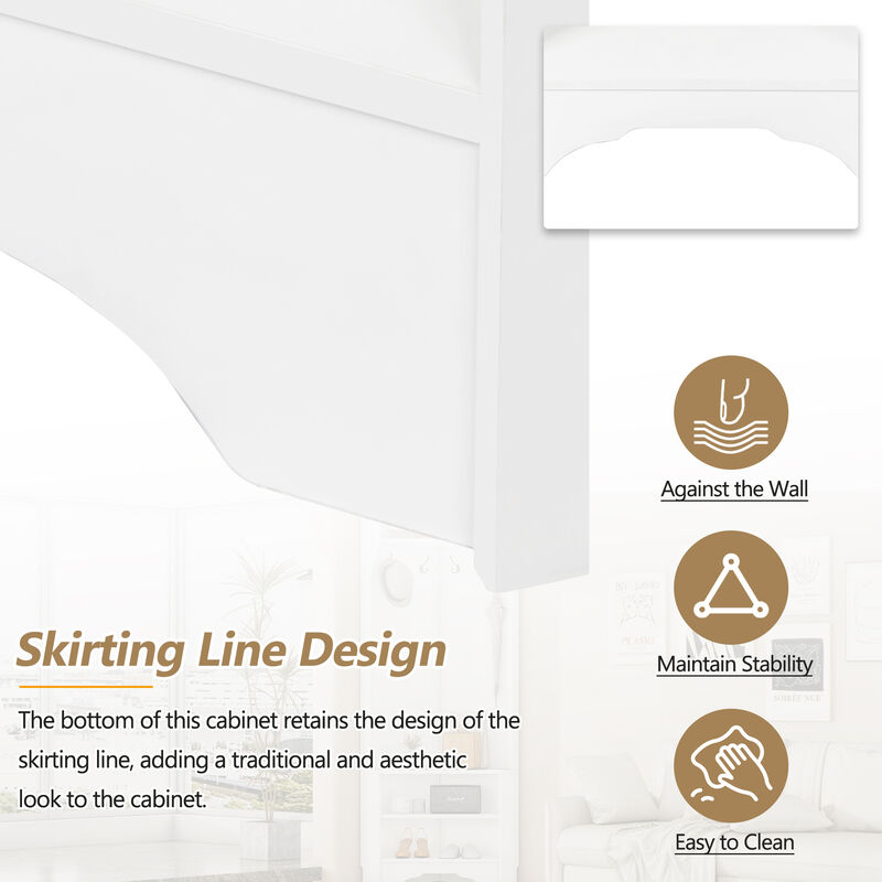 Merax Minimalist Corner Hall Tree with Shoe Bench