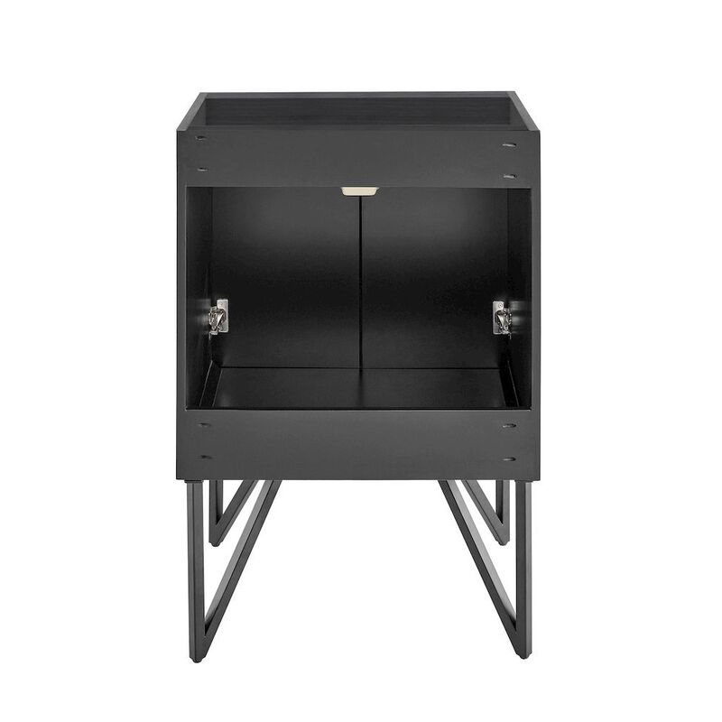 Annecy 24 Phantom Black Bathroom Vanity Cabinet Only (SM-BV251B) image number 3