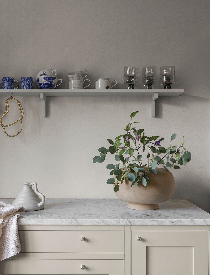 Parget Vide Dove Textured Wallpaper image number 1