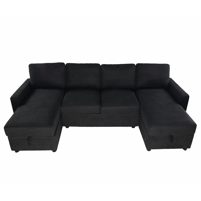 Merax Sectional Sofa Convertible Sectional Sofa U-shaped Sofa