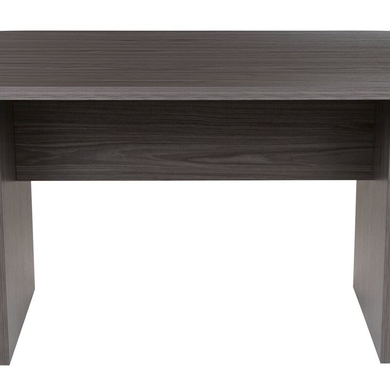 Flash Furniture 6 Foot (72 inch) Oval Conference Table in Rustic Gray image number 7