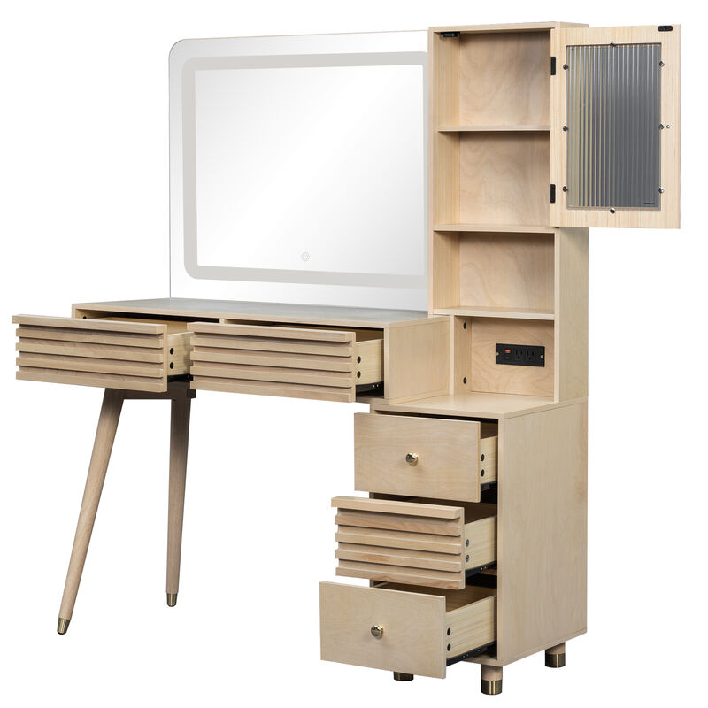 Kelhak 45.9'' Makeup Vanity Desk image number 7