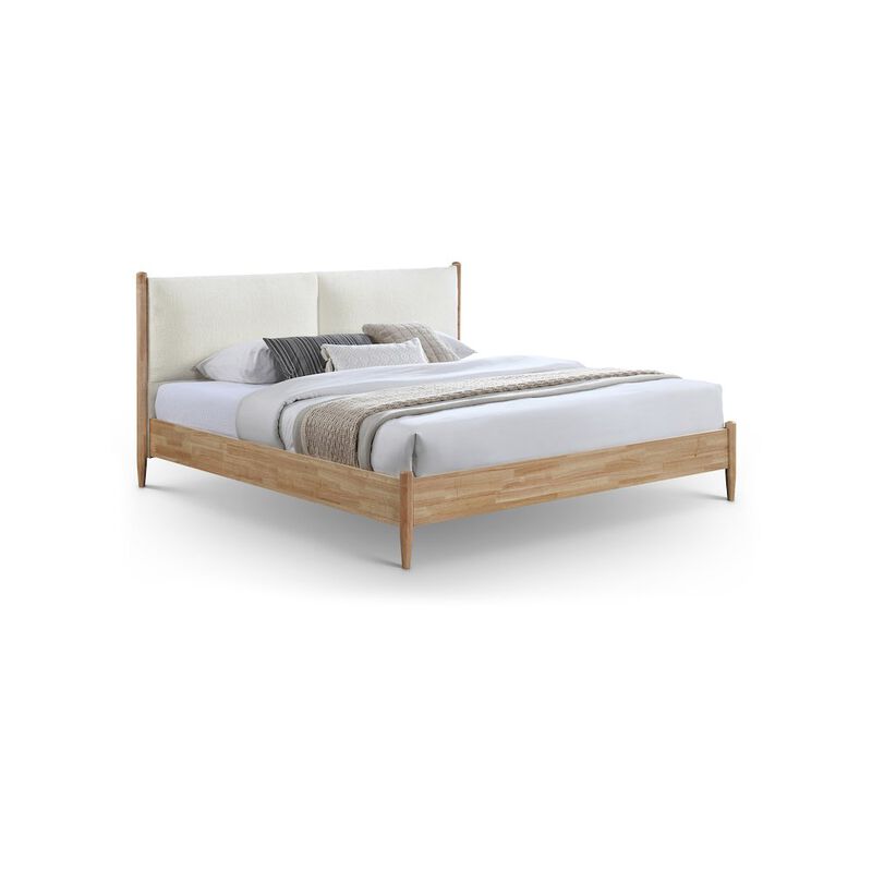 Meridian Furniture Arbor Cream Fabric King Bed