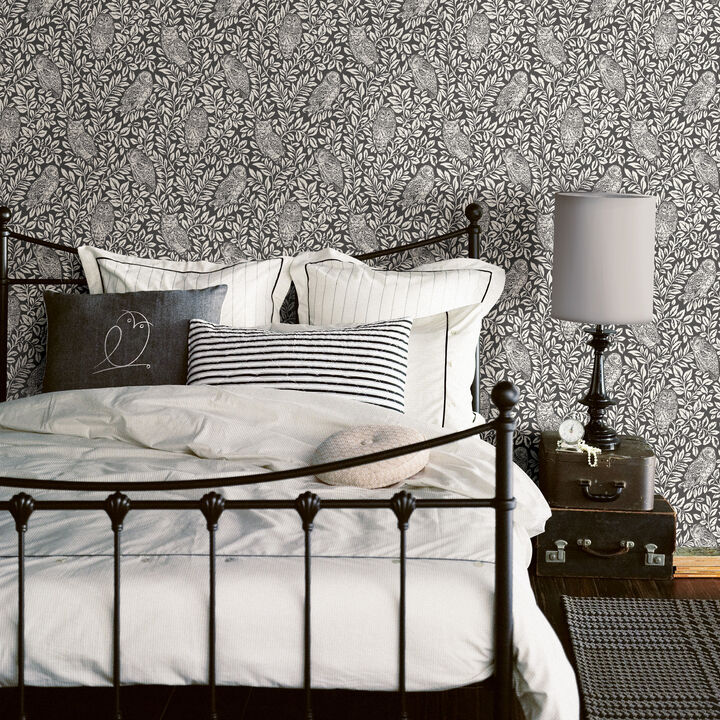 Parliament Brown Owl Wallpaper (Set of 2)