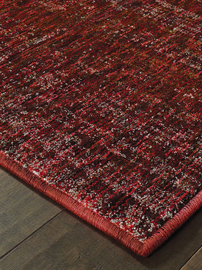 Atlas 2'6" x 12' Red Rug image number 1