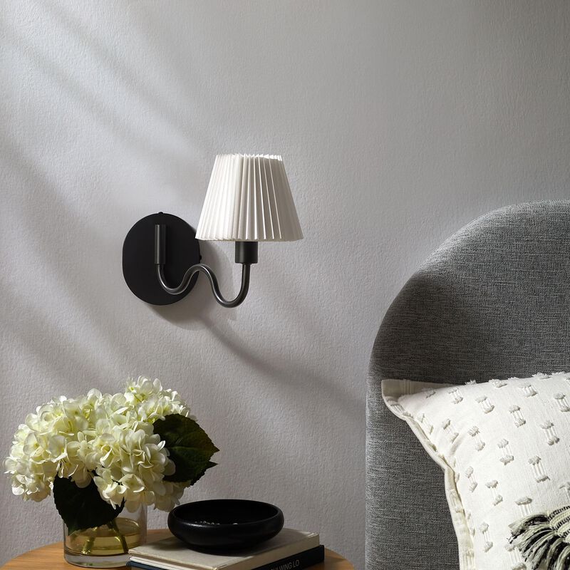 Wave Squiggle Arm Wall Sconce image number 1