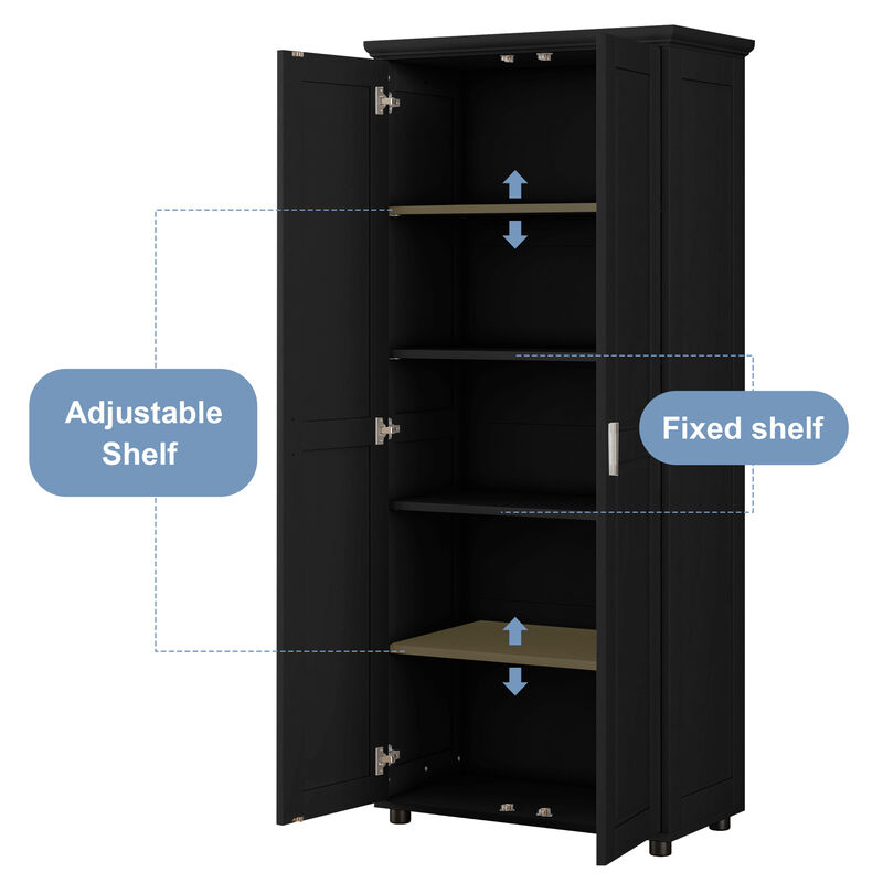 Merax Storage Cabinet with Two Doors for Bathroom