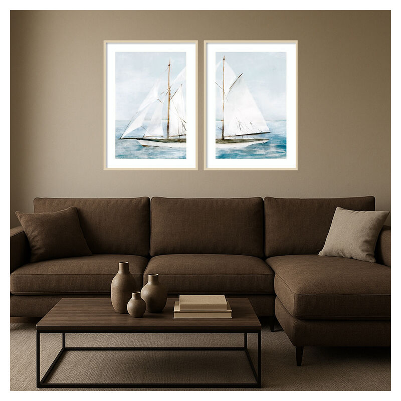 Sailboat on Calm Waters 2 Piece image number 3