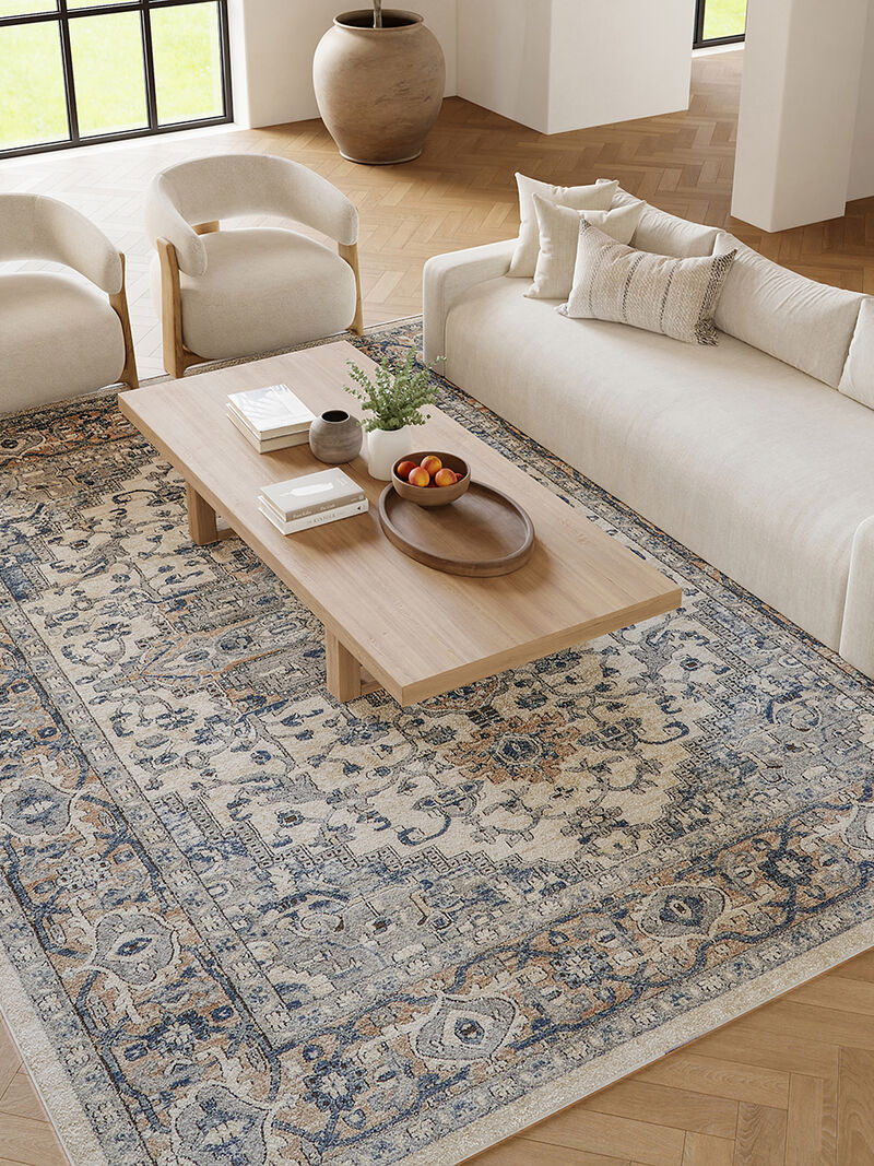 Quarry QUA05 Ivory/Gray 10' x 14' Rug