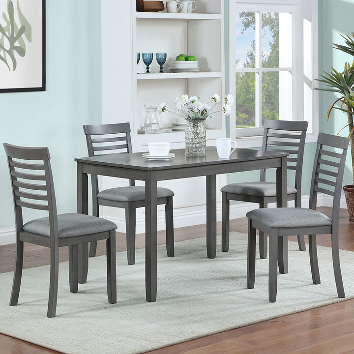 Befrig 5‑Piece Farmhouse Dining Set