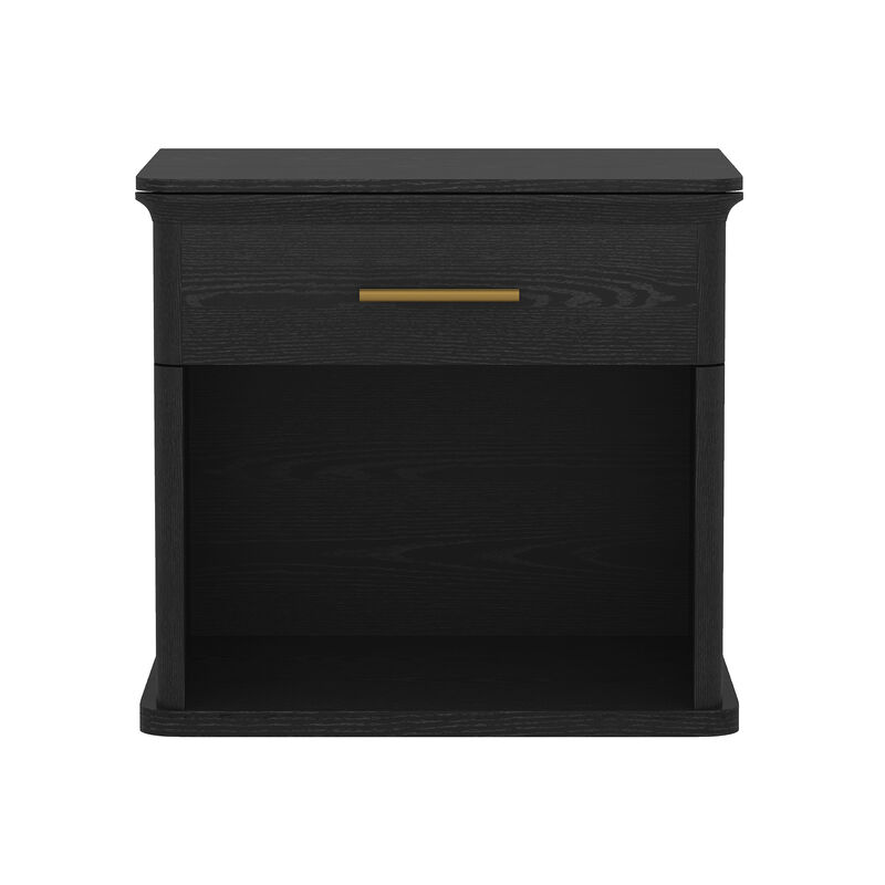 Clifford Black Nightstand image number 0