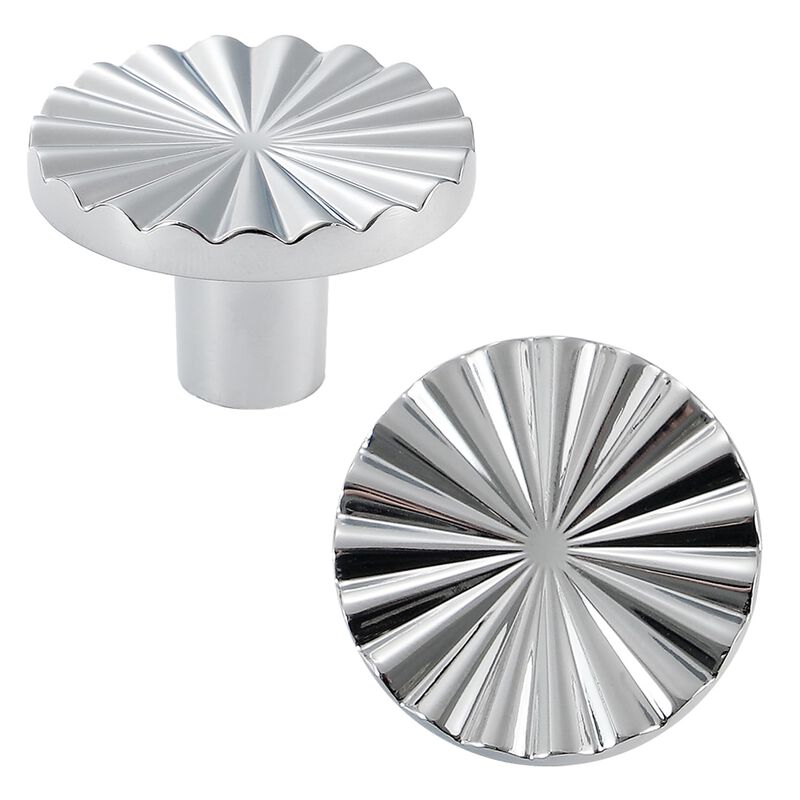 AOBITE 2 Pack Chrome Cabinet knobs Kitchen Cabinet Pulls with Vintage Cupboard Drawers Hardware Dresser Drawer Handles Kitchen C